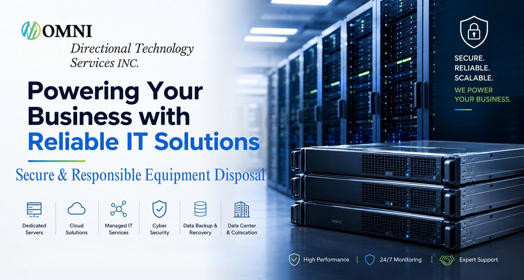 Omni-DTS — Powering your business with reliable IT solutions: dedicated servers, cloud solutions, managed IT, cyber security, data backup and colocation